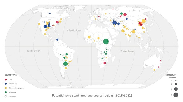 DỮ LIỆU VIỄN THÁM TIẾT LỘ 10 NGUỒN METHANE LỚN NHẤT THẾ GIỚI